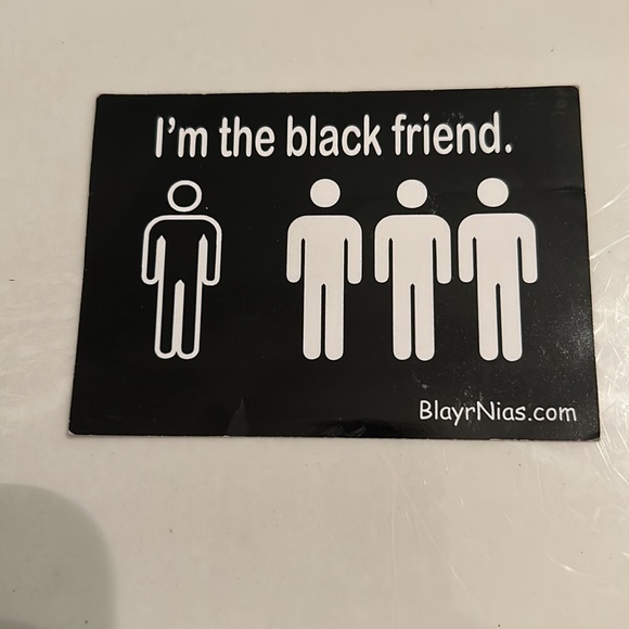 Funny “I’m not racist…I have black friends.” T-Shirt size L - Picture 6 of 8